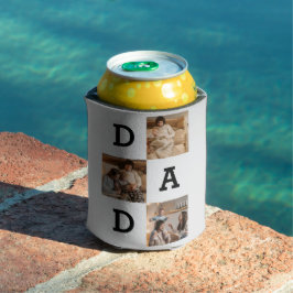Enfriador De Latas Regalo del Día del Padre para papá - collage de fo