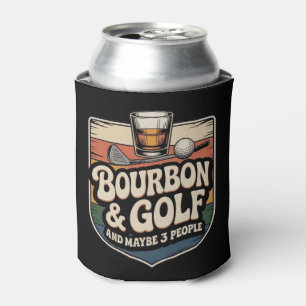 Enfriador De Latas Regalo divertido para papá golfista de bourbon vin