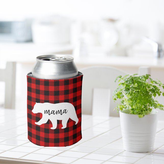 Enfriador De Latas Regalo Moderno De Oso De Mata Roja Y Mamá Blanca (Subido por el creador)