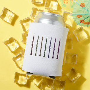 Enfriador De Latas Regalo para Amante de la Música de Clarinete Color