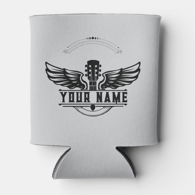 Enfriador De Latas Regalo Personalizado Para Jugadores De Guitarra Dr (Anverso)