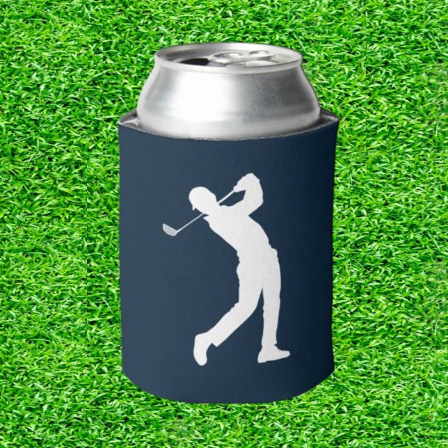Enfriador De Latas Regalos de golf para el cumpleaños de papá (Cheers to Dad's Best Swing!)