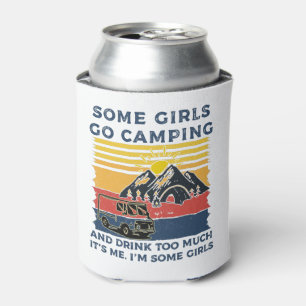 Enfriador De Latas Regalos divertidos de Camping Chica