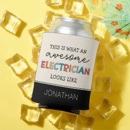 Enfriador De Latas Regalos divertidos de los electrodistas personaliz