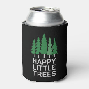Enfriador De Latas Regalos Divertidos Felices Arbolitos De Camping 