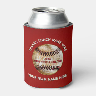 Enfriador De Latas Regalos para entrenadores de béisbol geniales y ba