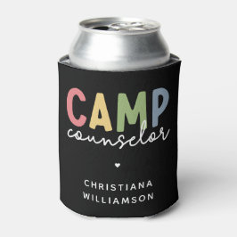 Enfriador De Latas Regalos personalizados de consejero de campamento