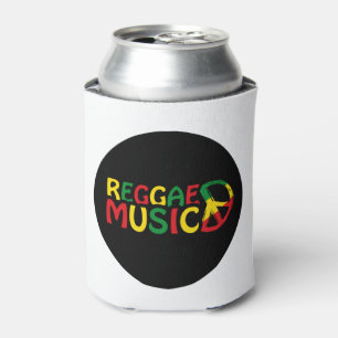 Enfriador De Latas Reggae Diseño musical, arte de reggae