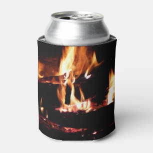 Enfriador De Latas Registros en la fotografía de fuego cálido de la c