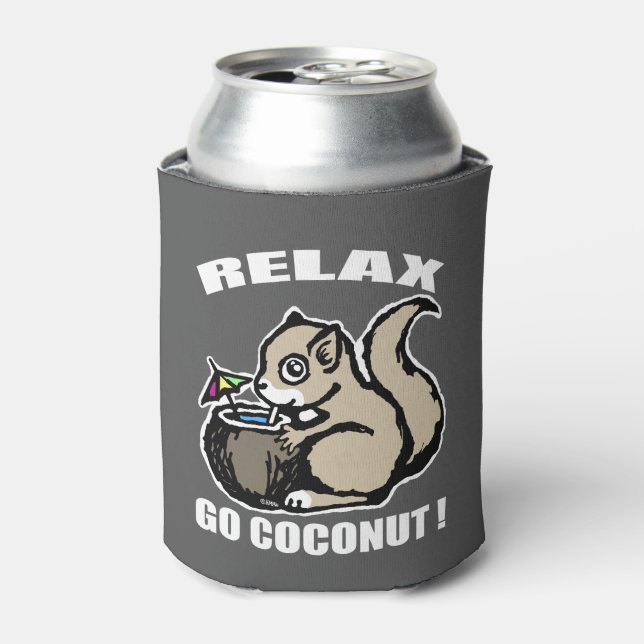 Enfriador De Latas ¡Relájate! Ir Coconut (Lata Anverso)