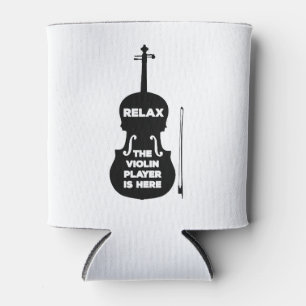Enfriador De Latas Relájese El Violin Player está aquí
