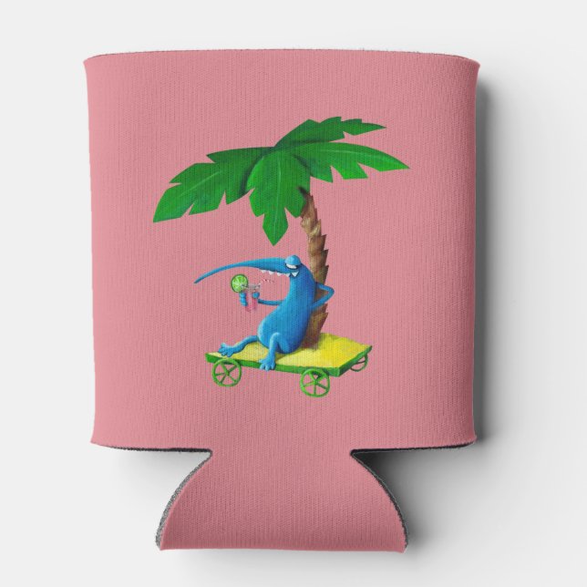 Enfriador De Latas Relájese en la playa (Reverso)