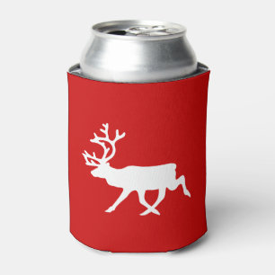 Enfriador De Latas Reno blanco / Silhouette Caribou