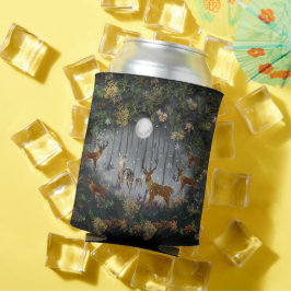 Enfriador De Latas Renos Adorables De Noche
