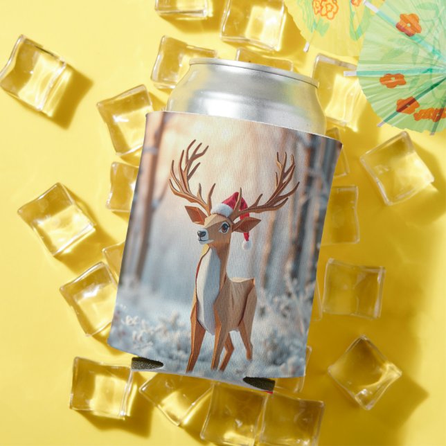 Enfriador De Latas Renos de los navidades Origami (Verano in situ)