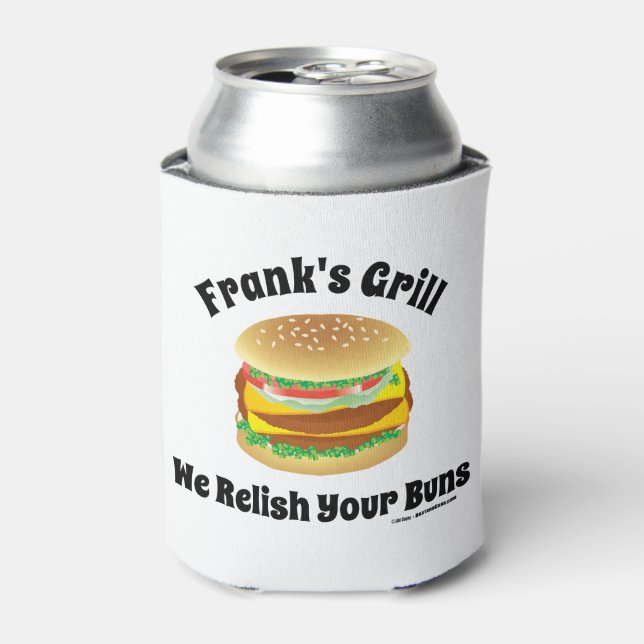 Enfriador De Latas Renovamos tus bollos divertidos Hamburguesa Person (Lata Anverso)