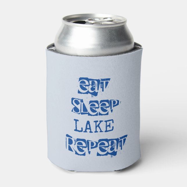 Enfriador De Latas Repetir el lago de sueño (Lata Anverso)