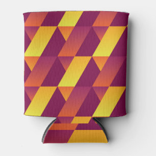 Enfriador De Latas Reproducción de color geométrica: patrón abstracto