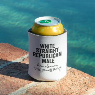 Enfriador De Latas República Francesa Blanca Republicana Masculina Di