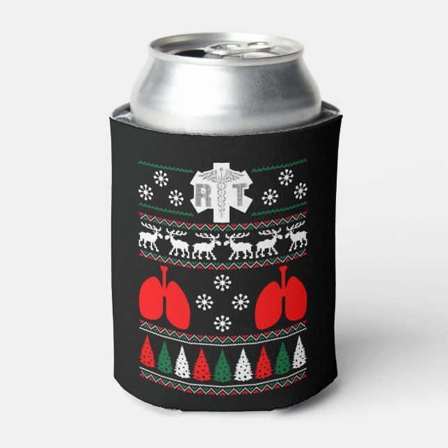 Enfriador De Latas Respiración RT Navidades feos Sweater Xmas (Lata Anverso)