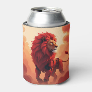 Enfriador De Latas Resplandor Carmesí Profundo – El León del Destino