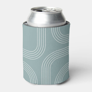 Enfriador De Latas Resumen arte de línea de estilo de Mid Century