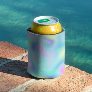 Enfriador De Latas Resumen Bonito Pastel Swirls