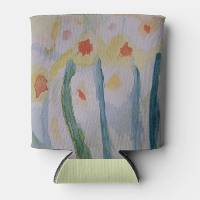 Enfriador De Latas Resumen Daffodils (Anverso)