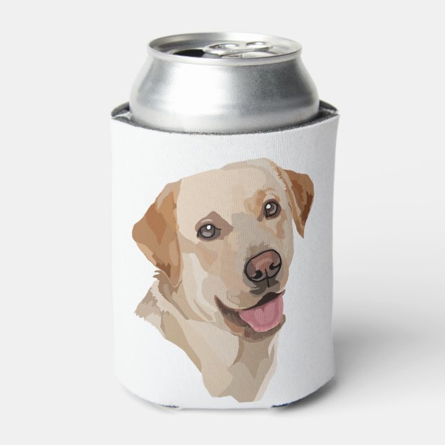 Enfriador De Latas Resumen de arte de labrador (Lata Anverso)