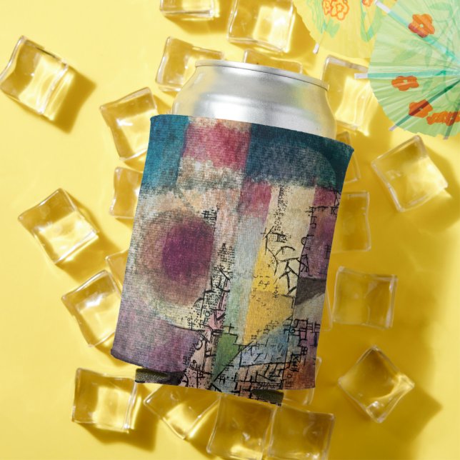 Enfriador De Latas Resumen de arte moderno - Inspiración de Paul Klee (Verano in situ)