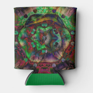 Enfriador De Latas Resumen de brote de flores de bonito