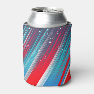 Enfriador De Latas Resumen de Guay Pincel azul rojo