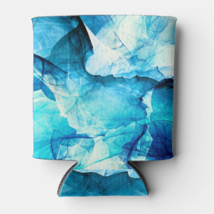 Enfriador De Latas Resumen de movimiento azul: composición fractal.