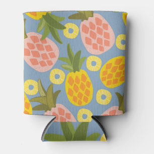 Enfriador De Latas Resumen De Piña Natural: Belleza Vintage.