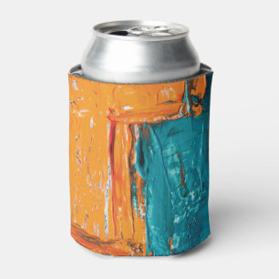 Enfriador De Latas Resumen de pintura al óleo Diseño artístico