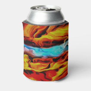 Enfriador De Latas Resumen De Por Acrílico De Elementos Calientes Y F