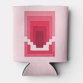 Enfriador De Latas Resumen de Rectángulo en rojo