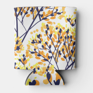 Enfriador De Latas Resumen del patrón moderno del árbol de otoño