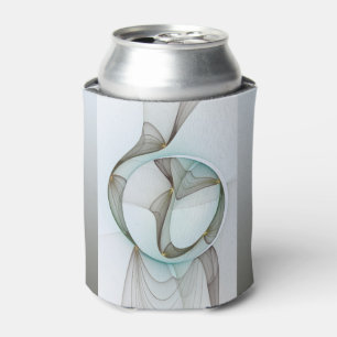 Enfriador De Latas Resumen Elegancia dorada turquesa moderna