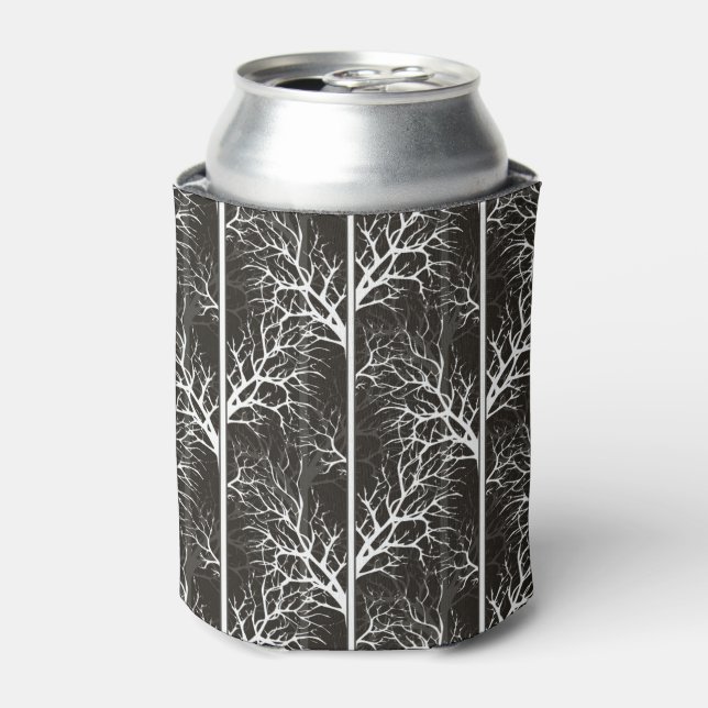 Enfriador De Latas Resumen en blanco y negro (Lata Anverso)