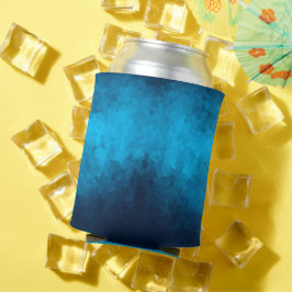 Enfriador De Latas Resumen Fondo azul cristalizado