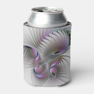 Enfriador De Latas Resumen moderno Shy Fantasía Figura Arte Fractal