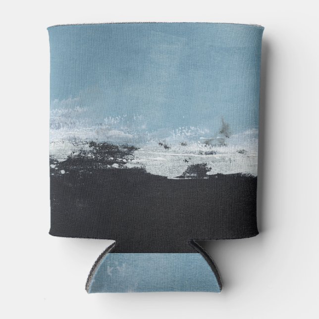 Enfriador De Latas Resumen, Paisaje Creativo Pintado A Mano. (Anverso)