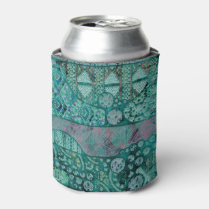 Enfriador De Latas Resumen Patrón étnico - Folklore Art. 2