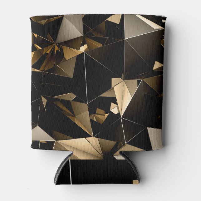 Enfriador De Latas Resumen Triángulo Crystal: Fondo 3D (Anverso)