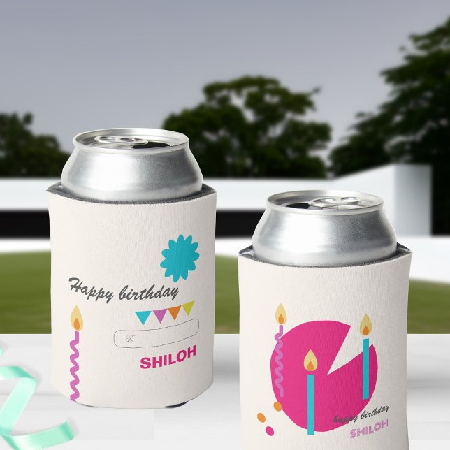Enfriador De Latas Resumen Velas de torta de cumpleaños (Subido por el creador)