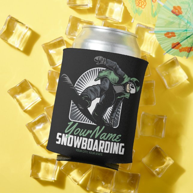 Enfriador De Latas Retirada personalizada de snowboard (Verano in situ)