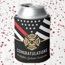 Enfriador De Latas Retiro de la retirada de los bomberos: felicitacio