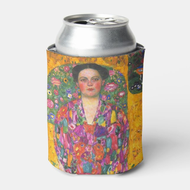 Enfriador De Latas Retrato de Klimt de Eugenia Primavesi (Lata Anverso)
