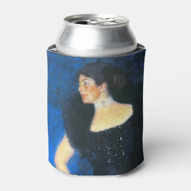 Enfriador De Latas Retrato de Klimt del Rosa von Rosthorn-Friedmann (Lata Anverso)